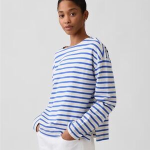 NWT Gap Stripe Boatneck Top